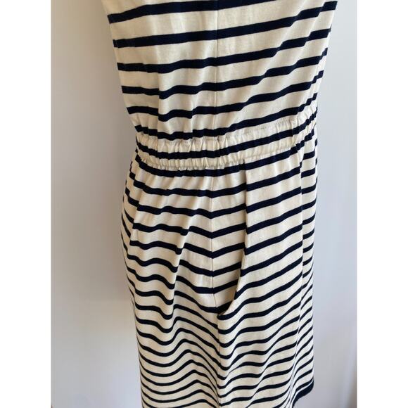 NWT Kule Sz M Blue White Striped White Cotton Tank Dress - Picture 6 of 9
